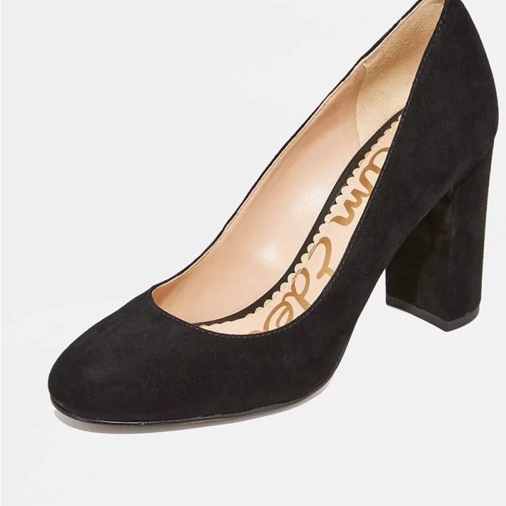 Sam Edelman Stillson Black Suede Pumps